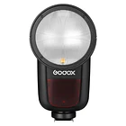 Flash TTL 76 W de Cabeza Circular Magnética para Nikon Godox V1-N 1