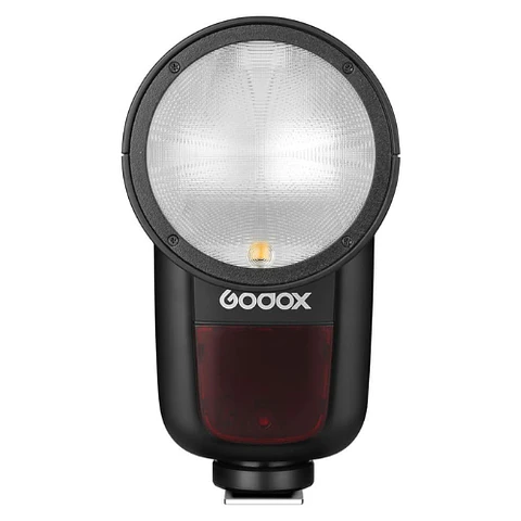 Flash TTL 76 W de Cabeza Circular Magnética para Nikon Godox V1-N