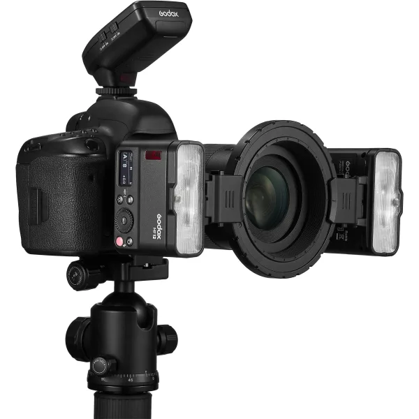 Kit de Flash Macro Doble con Accesorios Godox MF12-K2 4
