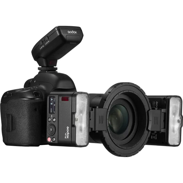 Kit de Flash Macro Doble con Accesorios Godox MF12-K2 2