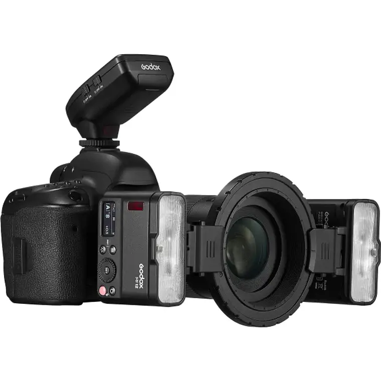 Kit de Flash Macro Doble con Accesorios Godox MF12-K2 2