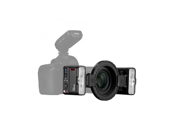 Kit de Flash Macro Doble con Accesorios Godox MF12-K2