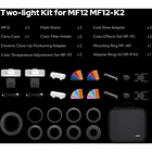 Kit de Flash Macro Doble con Accesorios Godox MF12-K2 7