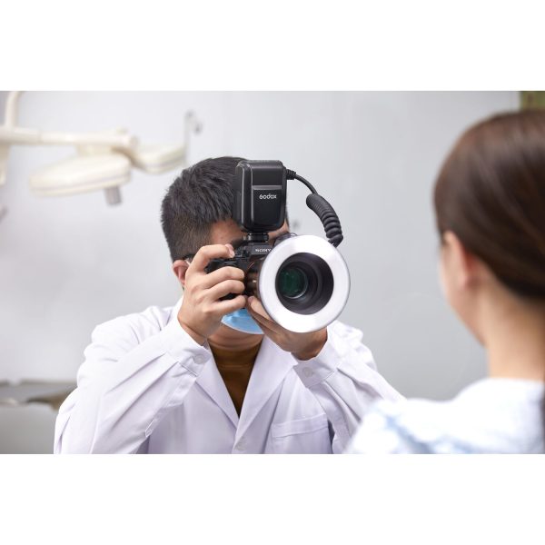 Flash Dental Macro para Sony Godox MF-R76S+ 2