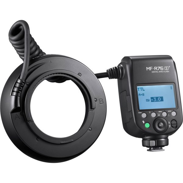 Flash Dental Macro para Sony Godox MF-R76S+ 3