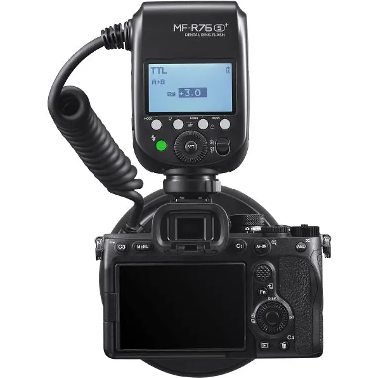 Flash Dental Macro para Sony Godox MF-R76S+ 5