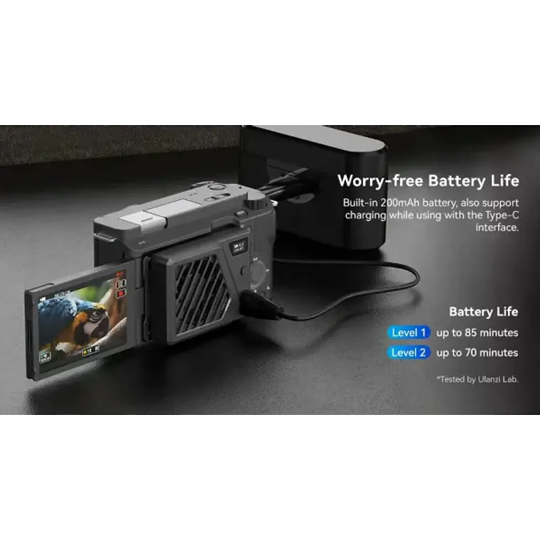 Ventilador para Cámaras Compatible con Sony, Canon, Fujifilm y Nikon Ulanzi CA25 C072GBB2 6