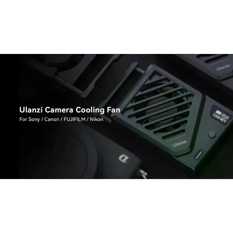 Ventilador para Cámaras Compatible con Sony, Canon, Fujifilm y Nikon Ulanzi CA25 C072GBB2 5