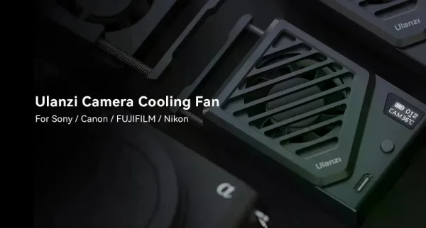 Ventilador para Cámaras Compatible con Sony, Canon, Fujifilm y Nikon Ulanzi CA25 C072GBB2 5