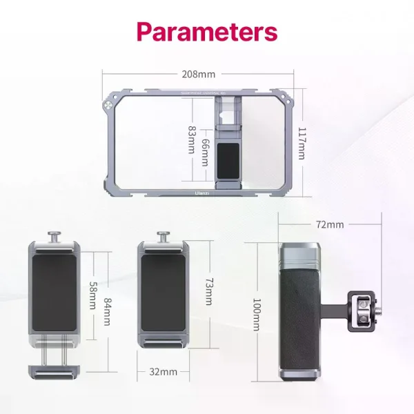 Jaula Metálica para Teléfonos y Accesorios Ulanzi 6