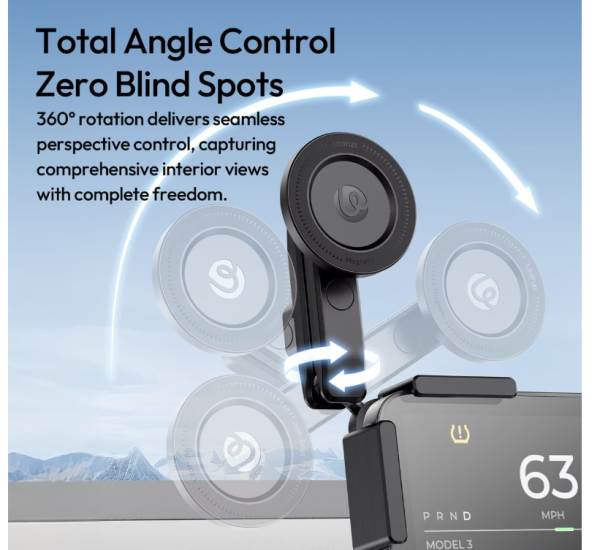 Montura para Teléfonos en Pantallas de Automóviles Compatible con Vehículos Tesla Ulanzi SK28 2
