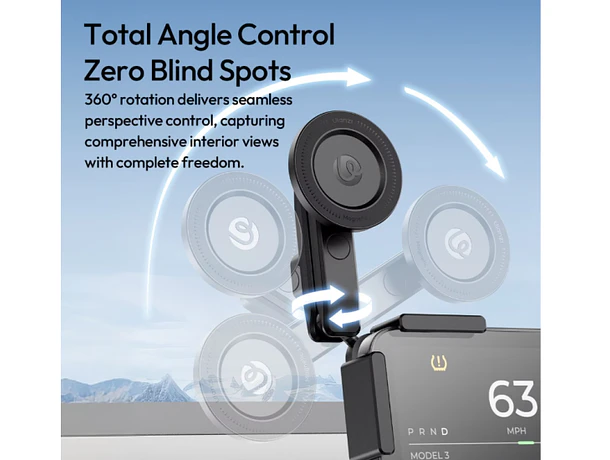 Montura para Teléfonos en Pantallas de Automóviles Compatible con Vehículos Tesla Ulanzi SK28