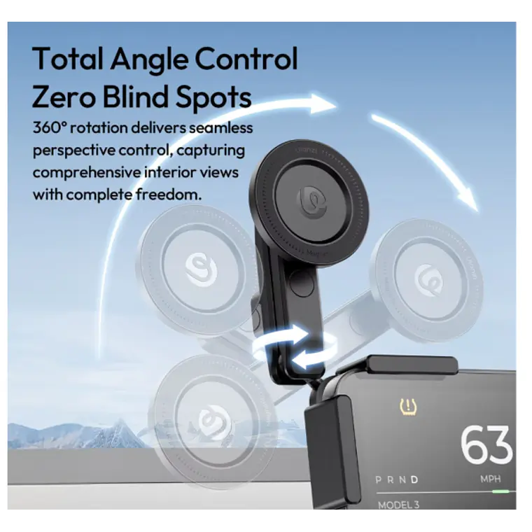Montura para Teléfonos en Pantallas de Automóviles Compatible con Vehículos Tesla Ulanzi SK28 2