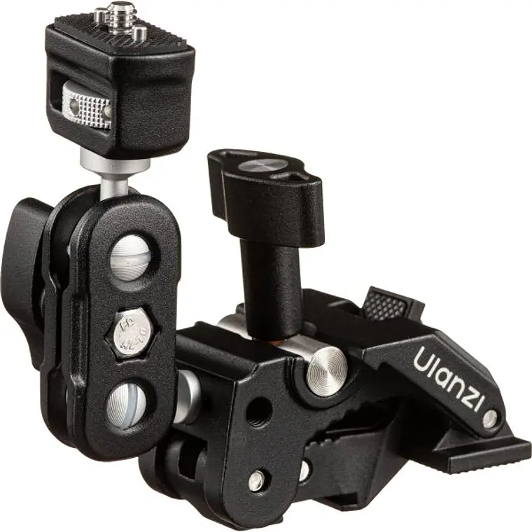Kit de Pinza Super Clamp CO78 con Cabezal de Doble Bola Ulanzi C084 4