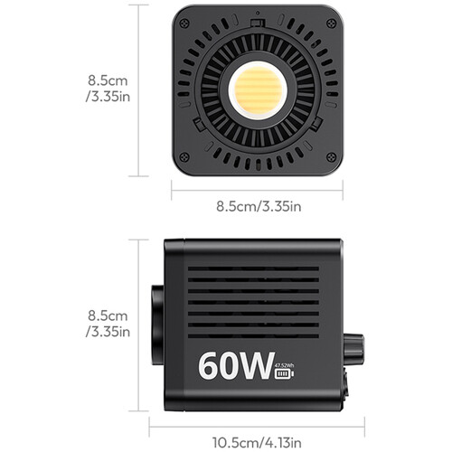 Luz para Video Bicolor 60 W Ulanzi C60 9