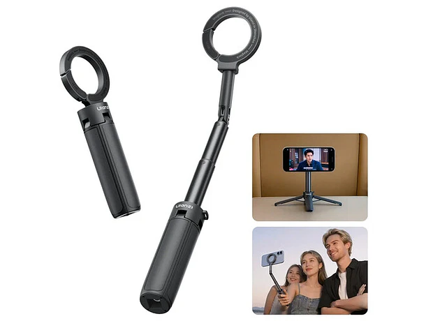 Barra Selfie MagSafe MT71 y Trípode Magnético para Teléfonos Ulanzi S005