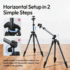 Trípode con Columna Central Horizontal TT59 Ulanzi T146 3