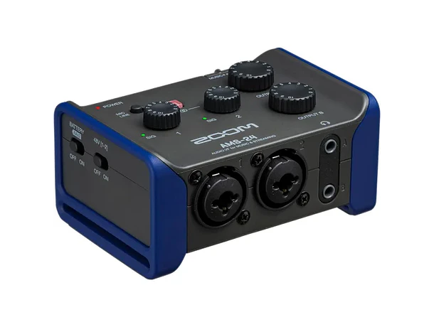 Interfaz de Audio USB 2x4 para Streaming y Músicos Zoom AMS-24