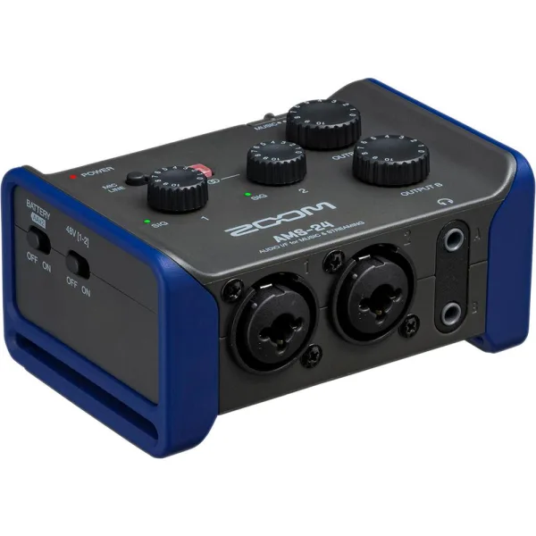 Interfaz de Audio USB 2x4 para Streaming y Músicos Zoom AMS-24 1