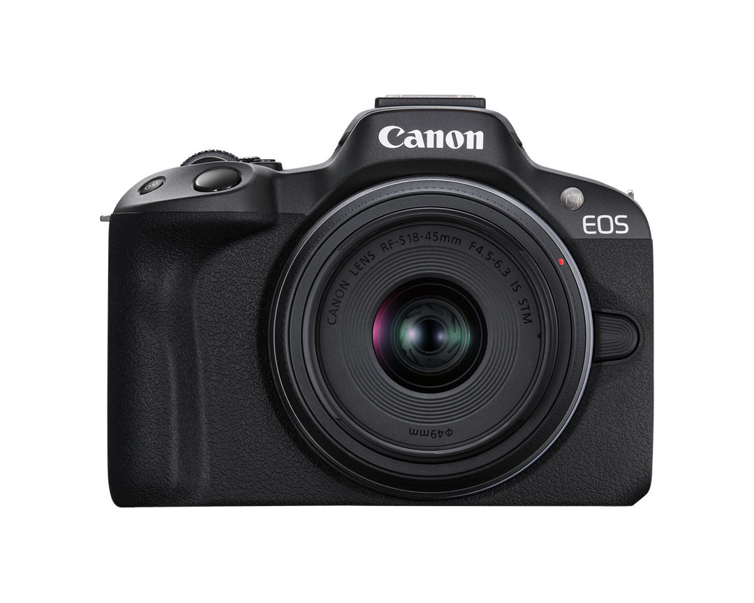 Cámara Canon EOS R50 con Lentes RF-S 18-45mm y 55-210mm 1