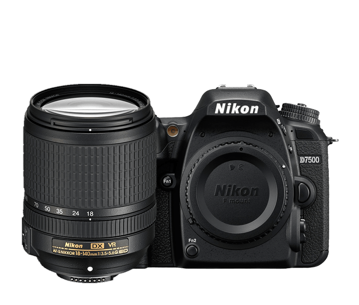 Kit Cámara Nikon D7500 con Lente 18-140 f/3.5-5.6G ED VR 1