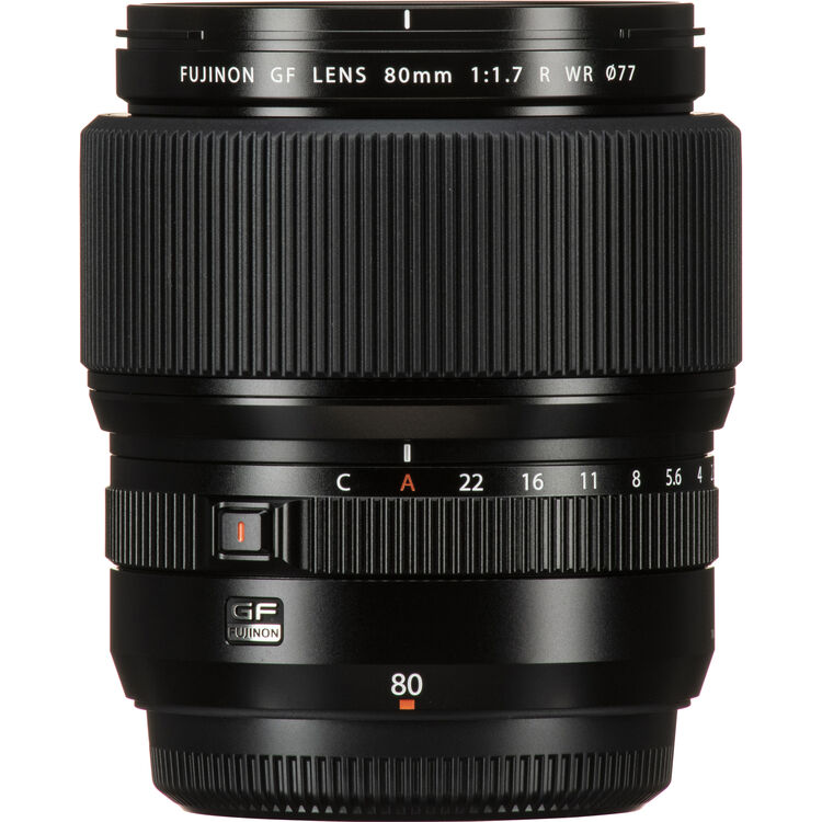 Lente FUJIFILM GF 80mm f/1.7 R WR 4