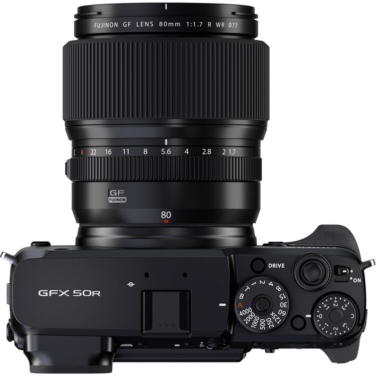 Lente FUJIFILM GF 80mm f/1.7 R WR 11