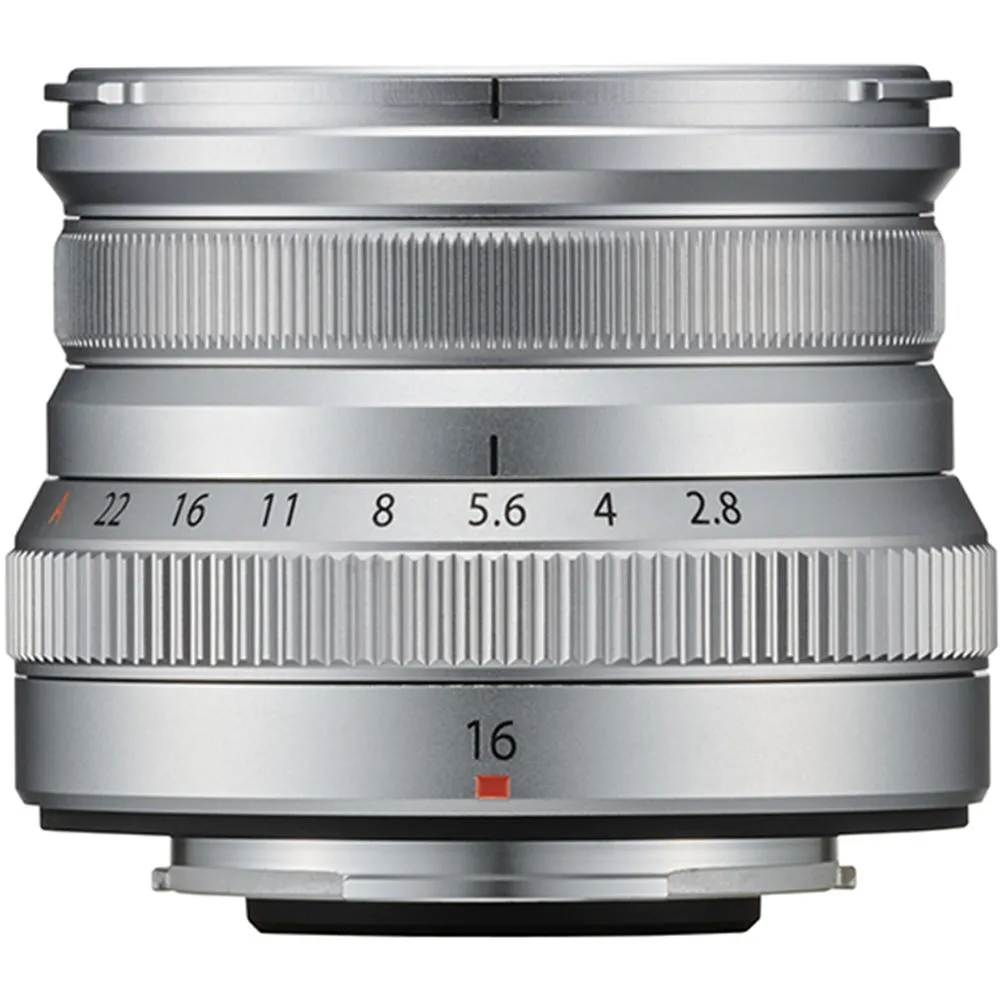 Lente FUJIFILM XF 16 mm F2.8 R WR - Plateado 2