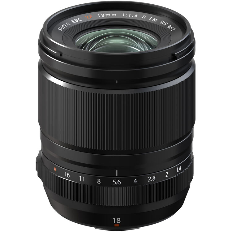 Lente FUJIFILM XF 18mm f/1.4 R LM WR 1