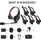 Intercomunicadores Hollyland Solidcom C1 Pro-6S Full-Duplex 15