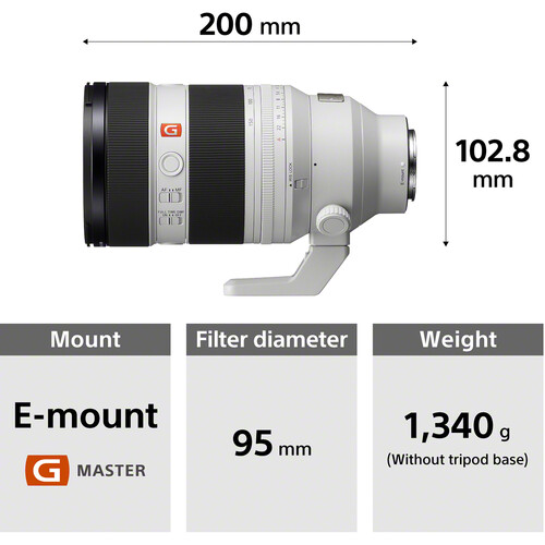 Lente Sony FE 50-150mm f/2 GM para Montura E 11