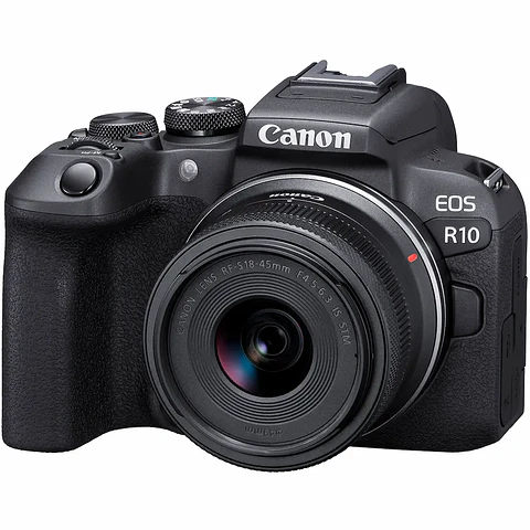Cámara Canon Mirrorless EOS R10 + 18-45 F/4.5-6.3 IS STM (IMPORTADO)