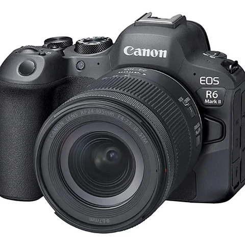 Cámara Mirrorless Canon EOS R6 Mark II + Lente 24-105mm STM (IMPORTADO)