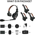 Intercomunicadores Hollyland Solidcom C1 Pro-4S Full-Duplex (IMPORTADO) 15
