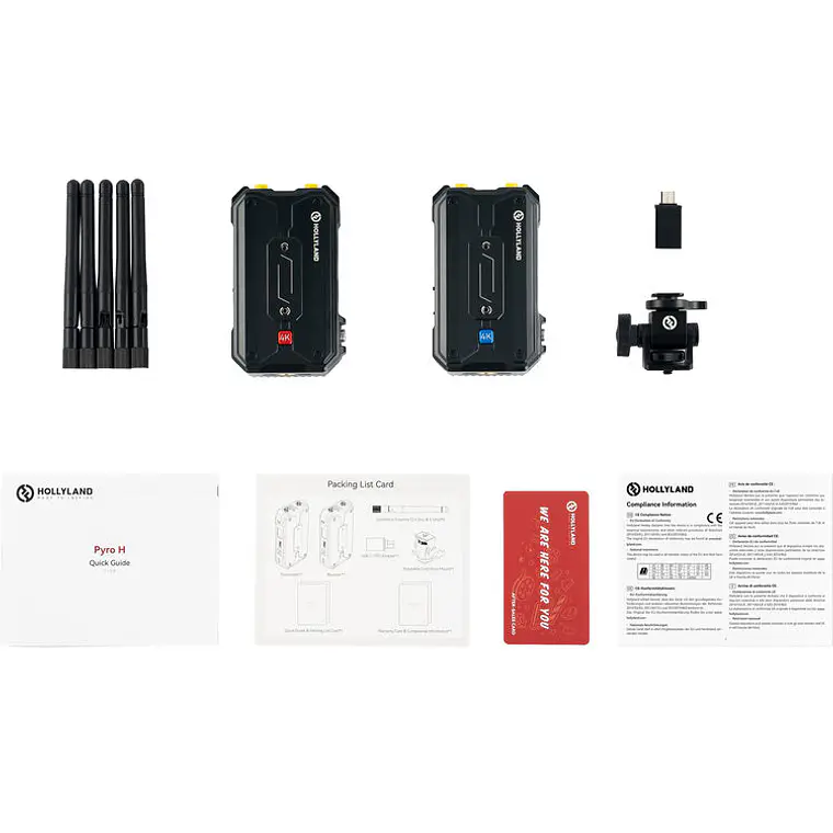 Sistema de Transmisión de Vídeo Hollyland Pyro H 4K HDMI (IMPORTADO) 9