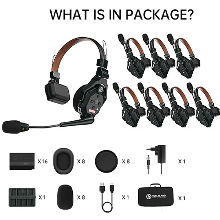 Intercomunicadores Hollyland Solidcom C1 Pro-8S Full-Duplex (IMPORTADO) 15