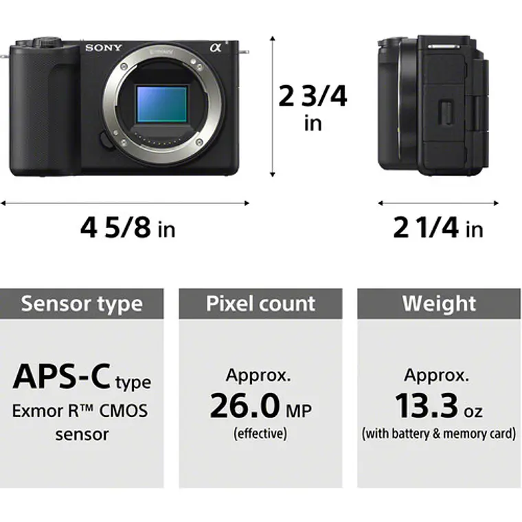 Cámara Mirrorless Sony ZV-E10 MK II Body (IMPORTADO) 11