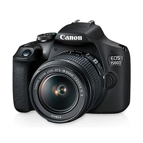 Cámara DSLR Canon EOS 1500D Kit con Lente 18-55mm IS II (IMPORTADO)
