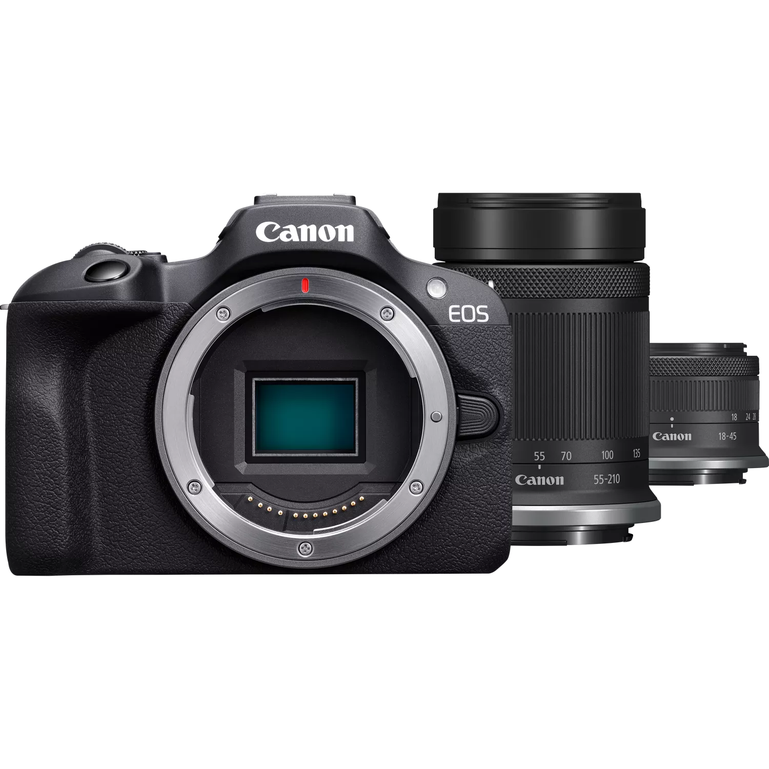 Cámara Canon EOS R100 con Lentes RF-S 18-45mm y 55-210mm (IMPORTADO) 1