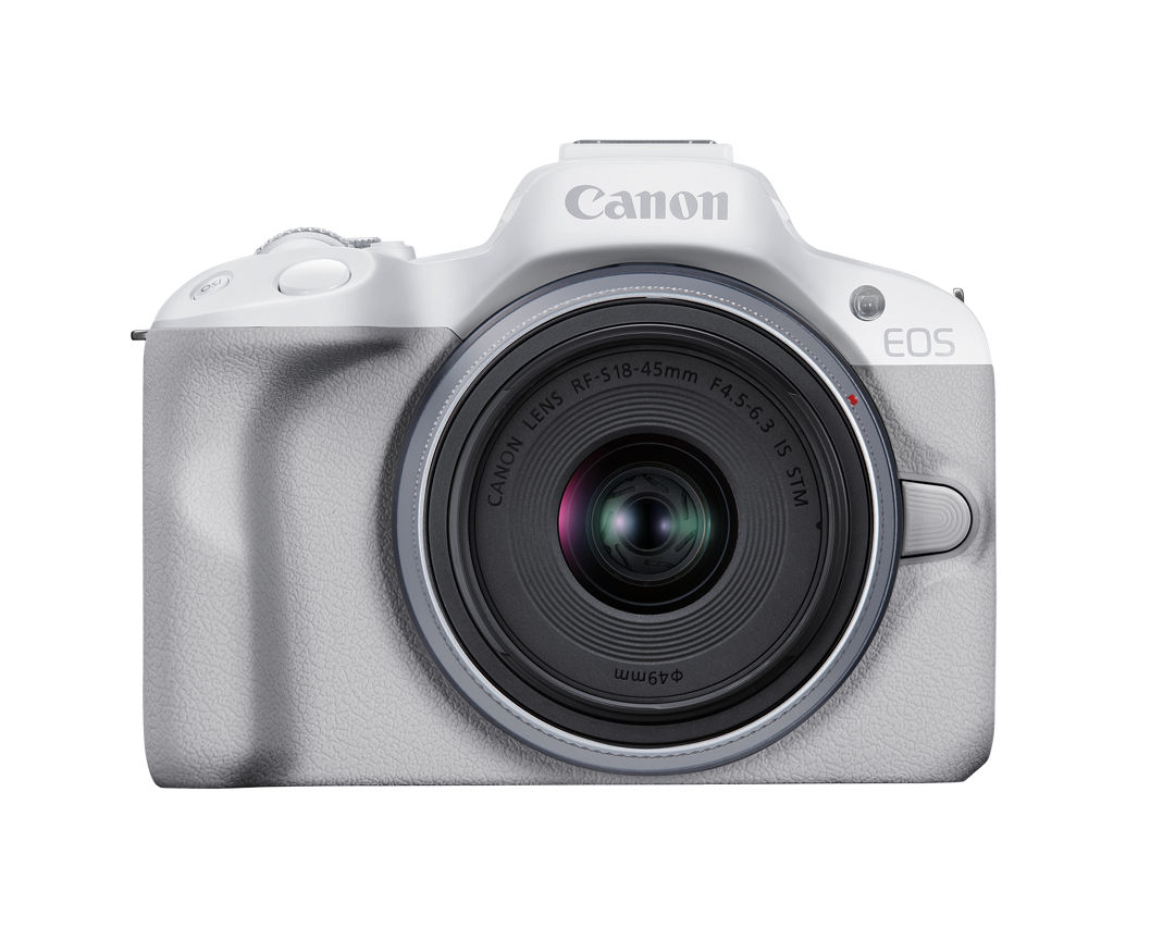 Cámara Canon EOS R50 con Lente RF-S 18-45mm IS STM - Blanca (IMPORTADO) 1