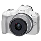 Cámara Canon EOS R50 con Lente RF-S 18-45mm IS STM - Blanca (IMPORTADO) - Miniatura 3