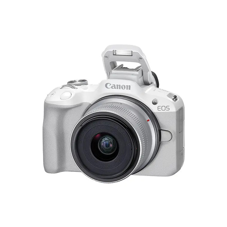 Cámara Canon EOS R50 con Lente RF-S 18-45mm IS STM - Blanca (IMPORTADO) 5