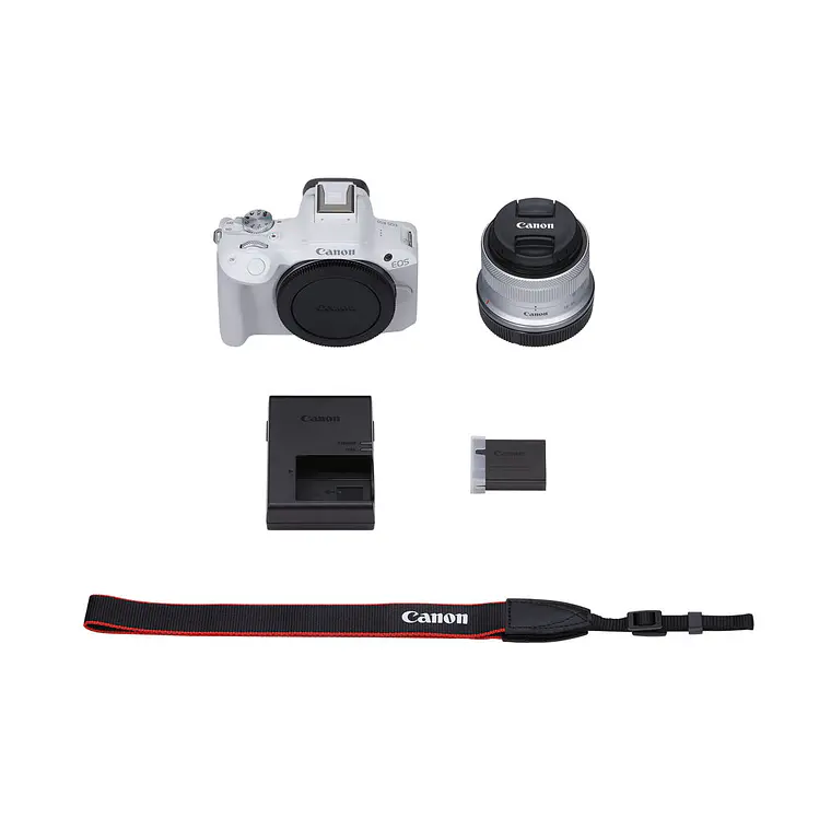 Cámara Canon EOS R50 con Lente RF-S 18-45mm IS STM - Blanca (IMPORTADO) 7