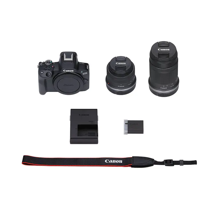 Cámara Canon EOS R50 con Lentes RF-S 18-45mm y 55-210mm (IMPORTADO) 8