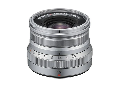 Lente FUJIFILM XF 16 mm F2.8 R WR - Plateado (IMPORTADO)