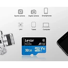 Tarjeta de Memoria microSDHC UHS-I 32 GB Lexar 633x 100 MB/s 3