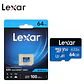 Tarjeta de Memoria microSDXC UHS-I V30 64 GB Lexar 633x 100 MB/s - Miniatura 5