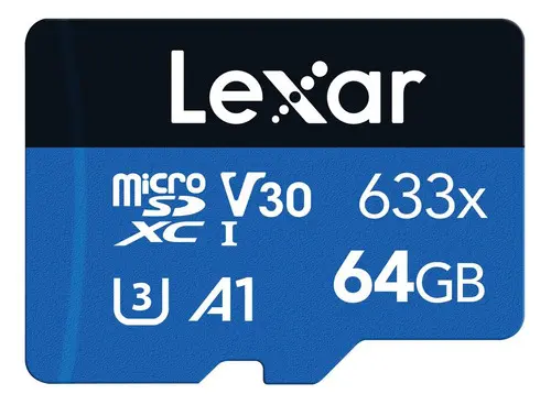 Tarjeta de Memoria microSDXC UHS-I V30 64 GB Lexar 633x 100 MB/s 2