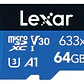 Tarjeta de Memoria microSDXC UHS-I V30 64 GB Lexar 633x 100 MB/s - Miniatura 2