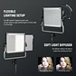 Kit de 2 Paneles de Luz LED RGB Neewer 660 PRO II con Control por App, 2 Trípodes de 200 cm y Bolsa de Transporte  - Miniatura 7